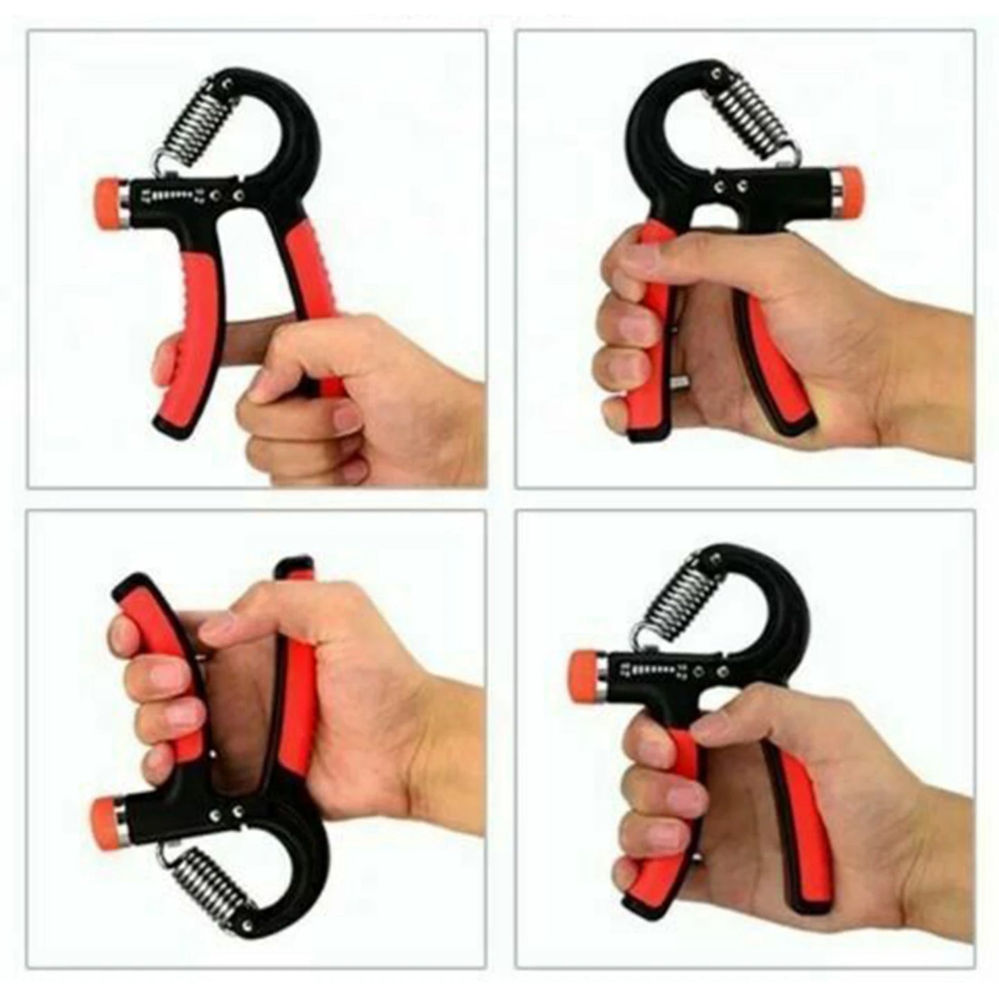 Hand Grip Strengthener Forearm Exerciser Adjustable Resistance Hand Gripper Finger Stretcher for Injury Recovery Muscle Builder