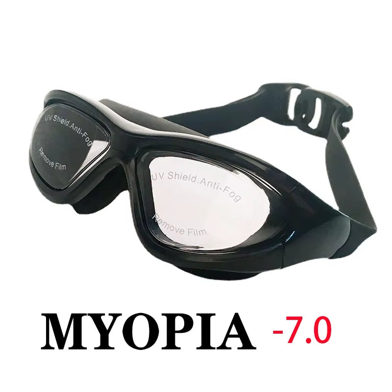 2021 Adult Myopia Swimming Goggles Earplug Professional Pool Glasses anti Fog Men Women Optical Waterproof Eyewear Wholesale