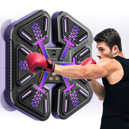 New Smart Music Boxing Machine Adult/Children Sports Fitness Boxing Trainer Home Exercise Response Training Boxing Wall Target