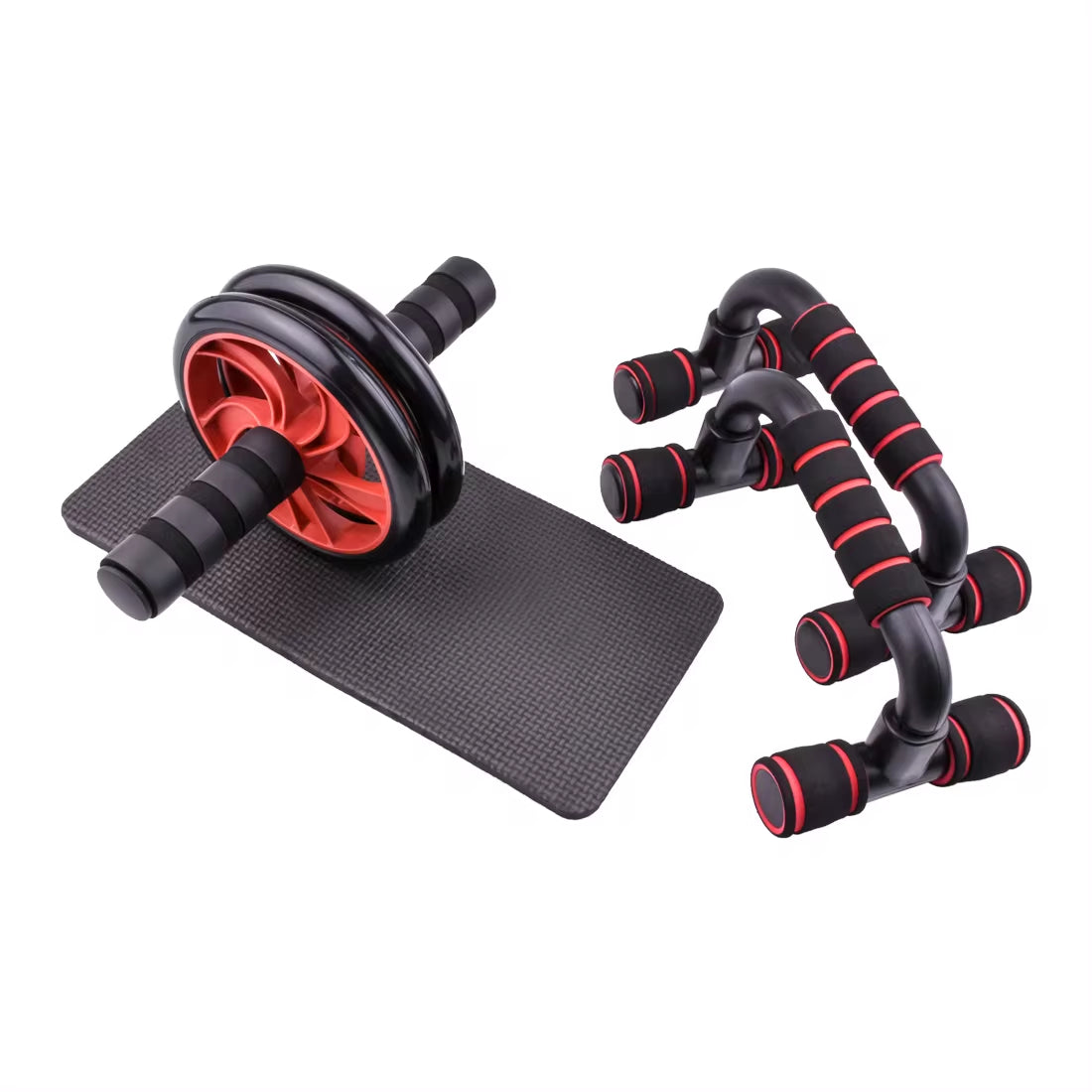 Resistance Bands Push up Stand Bar Abdominal Wheel AB Roller Jump Rope Grip Strength Exercise Home Gym Fitness Muscle Trainer