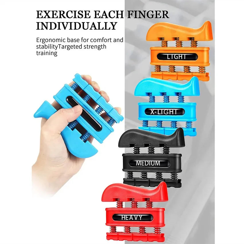 Two Hand Grip Finger Trainer Two Way Hand Strengthener Finger Rehabilitation Segmental Hand Grip Training Tool