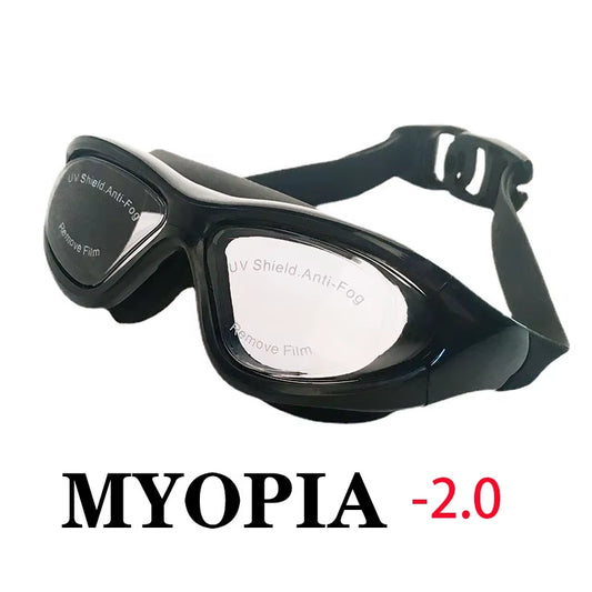 2021 Adult Myopia Swimming Goggles Earplug Professional Pool Glasses anti Fog Men Women Optical Waterproof Eyewear Wholesale