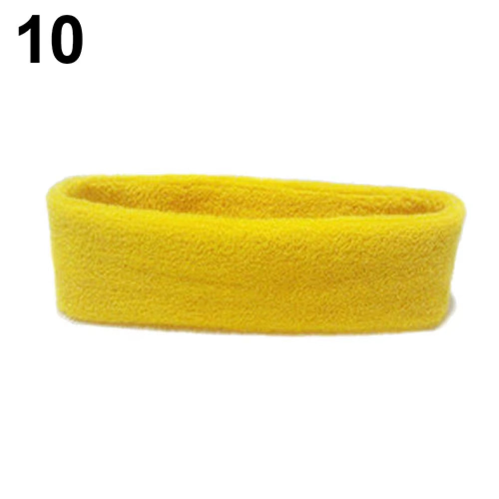 Quick Dry Sweatband Sports Yoga Fitness Stretch Sweat Hair Band Gym Sport Safety Headband Headwear